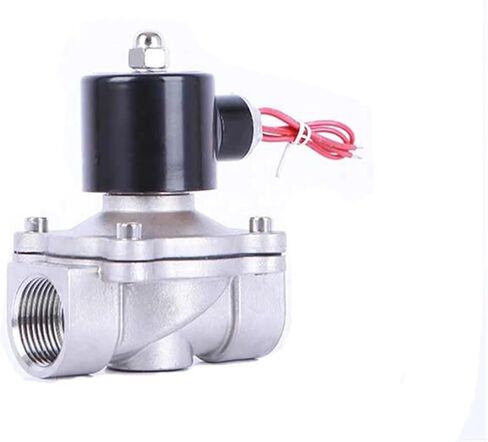 DN40 صمام الملف اللولبي 1.5 بوصة N/C SS304 التمثيل المباشر 1 قطعة (1.5VITONSEAL، NPT_240VAC) in Saudi Arabia
