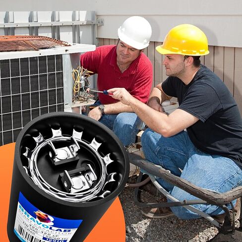 مكثف بدء عالمي CD 60 للمحركات الكهربائية من 400-480 فائق التوهج MFD، 110 فولت تيار متردد، 50/60 هرتز in Saudi Arabia