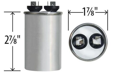 97F5066 10 uf MFD 370 Volt VAC - Replacement Round Run Capacitor in Saudi Arabia