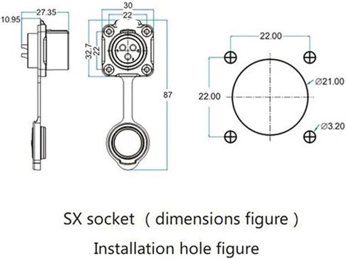 12 pin power signal connector female outdoor waterproof IP67 M20 in Saudi Arabia