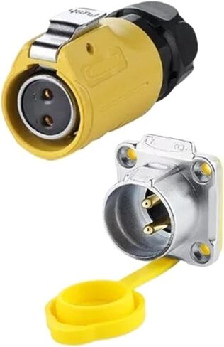 2 pin power circular connector female and male socket IP67 in Saudi Arabia