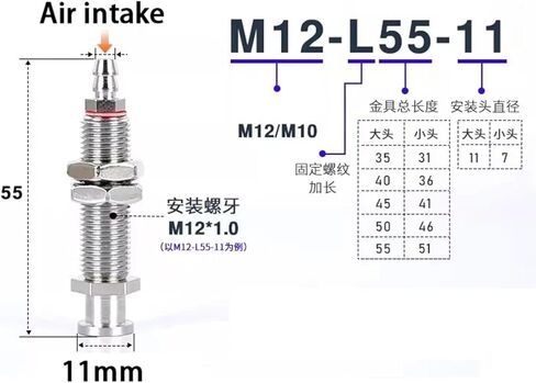 Big Head Pneumatic Vacuum Suction Cup M10 11mm Mounting Sucker Bracket Arm Tools 1Pcs(M10 L51) in Saudi Arabia