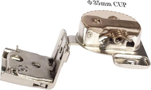 Cabinet Hinge Satin Nickel Hinges for Kitchen Cupboard 1-1/2 Inch Overlays Furniture Face Frame Door 2Pcs(1 Inch 2PS) in Saudi Arabia