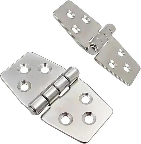 Stainless Steel Marine Door Hatch Hinge Heavy Duty Boat Hinge Distribution Box Control Cabinet Hinge 76 * 38 * 2mm 1Pcs in Saudi Arabia