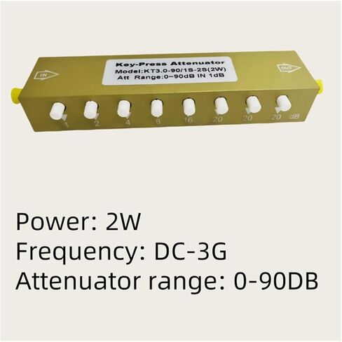المخفف SMA مفتاح 0-90dB خطوة المخفف قابل للتعديل 2 واط 5 واط (2 واط-90dB 0-3 جرام) in Kuwait