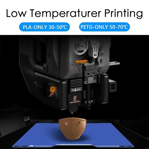 HzdaDeve 2PK H2C Vision Encoder and H2C Cool Plate Double Sided Smooth Cold Build Plate PEI Sheet Platform 335X346.5MM Advanced Accuracy Calibration Tool 5-Minute Calibration for Bambu Lab 3D Printer in Saudi Arabia