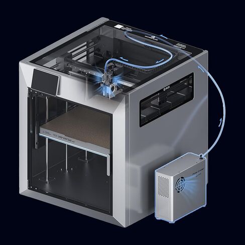 مبرد QIDI Polar لطابعة QIDI Max4 ثلاثية الأبعاد، نظام تبريد الطارد النشط مع كسر حرارة السيراميك، يقلل من خطر الانسداد بنسبة 90%، متوافق مع فوهة درجة حرارة عالية 370 درجة مئوية وطباعة عالية التدفق in Kuwait
