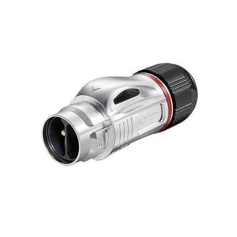 Locking Wire BD24 2-core Metal Industrial Equipment Portable 25A Power Crimping Connector Aviation Plug(Metal Male Plug) in Saudi Arabia