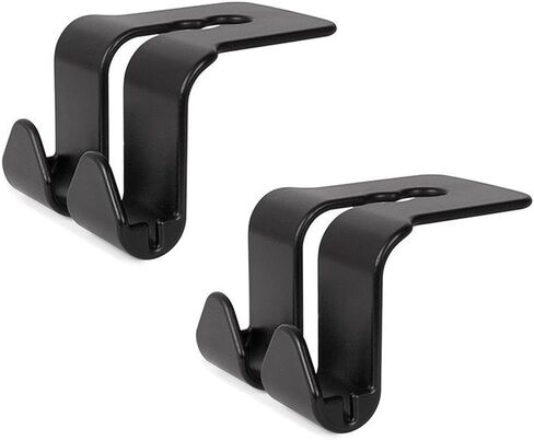 2 Pcs Heavy Duty Seat Back Hook Organizer, Multi-Purpose Car Hanger for Purses, Snacks & Umbrellas, Universal Fit in Saudi Arabia