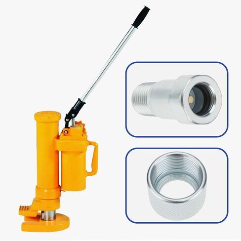 ECSiNG Hydraulic Jack Coupler Connector Fitting Female 13x37mm for Hydraulic Jacks in Saudi Arabia