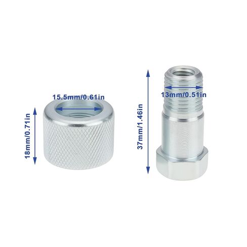 ECSiNG Hydraulic Jack Coupler Connector Fitting Female 13x37mm for Hydraulic Jacks in Saudi Arabia