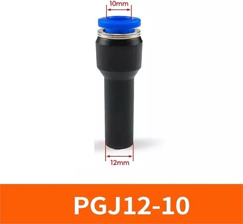 Pneumatic Fittings Hose Reducing Connector 6mm 8mm 10mm 12mm Accessories 5Pcs(12-10) in Saudi Arabia