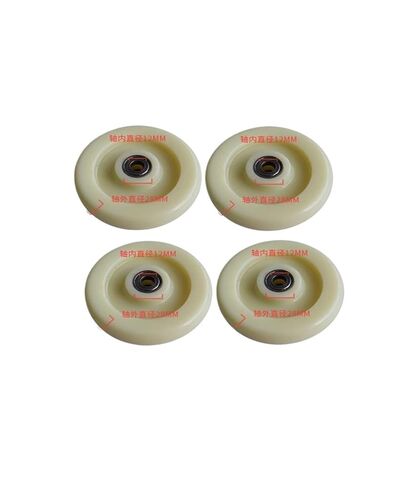 5-inch White Nylon Single Wheel wear-Resistant cart with Double Bearings in Saudi Arabia