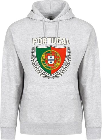 Portugal Flag Pullover Hoodie for Adults – Unisex Soccer Fan Apparel in Saudi Arabia