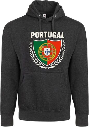 Portugal Flag Pullover Hoodie for Adults – Unisex Soccer Fan Apparel in Saudi Arabia