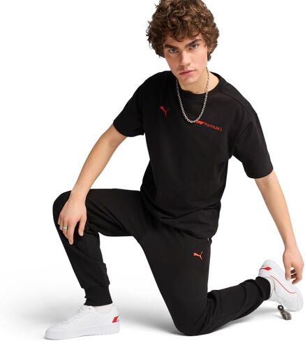 Puma Men's Formula 1 Graphic T-Shirt, Puma Black SS25, Medium in Saudi Arabia