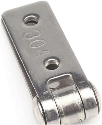 Stainless Steel Fold Nothing Frame Balcony Window Hinge Doors 2Pcs in Saudi Arabia