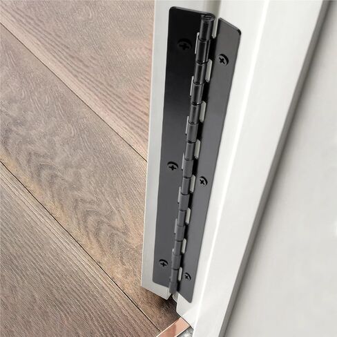 8 Inch Long Hinge Box Continuous Hinge 270 Degree Piano Hinges for Cabinet Wooden Box Cupboard Furniture Hardware Parts 2Pcs(Black 200mm 1pcs) in Saudi Arabia