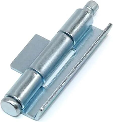 Detachable Stainless Steel 304 Curved Hinge Industrial Distribution Equipment 1Pcs(CL112-IronZincBlue) in Saudi Arabia
