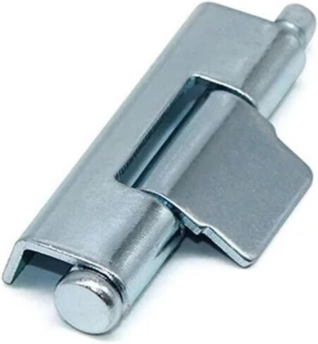 Detachable Stainless Steel 304 Curved Hinge Industrial Distribution Equipment 1Pcs(CL112-IronZincBlue) in Saudi Arabia