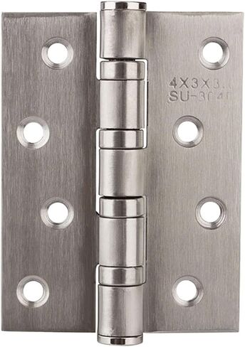Brushed Nickel and Bronze Color Stainless Steel 4 Inch House Door Hinge Open 270 Degree Hinge with Screws 1Pcs(Brushed Nickel) in Saudi Arabia