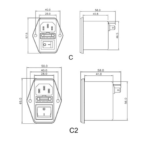 Power Filter Socket Safety Switch 220V10A Power Purifier CW2B-10A-T(3A) in Saudi Arabia