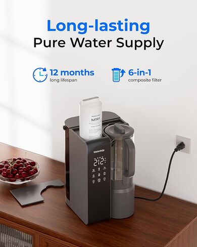 فلتر Waterdrop M1RF، بديل لنظام التناضح العكسي لسطح الطاولة Waterdrop M1، عمر 12 شهرًا in Saudi Arabia