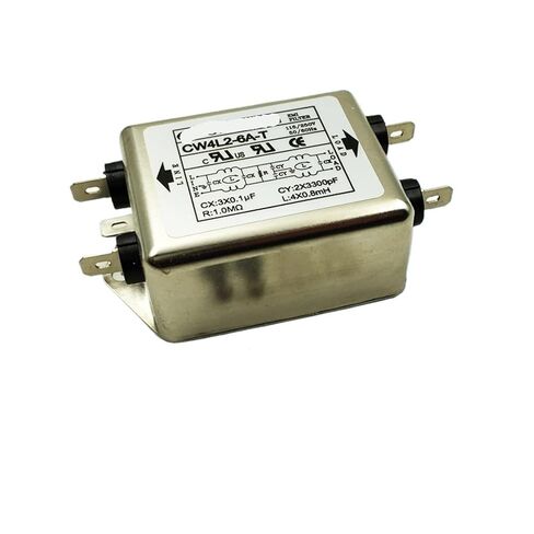 Power Filter 220V10A Power Purifier Two-Stage Filter CW4L2-10A-T(3ACW4L2-3A -T) in Saudi Arabia