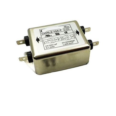 Power Filter 220V10A Power Purifier Two-Stage Filter CW4L2-10A-T(3ACW4L2-3A -T) in Saudi Arabia