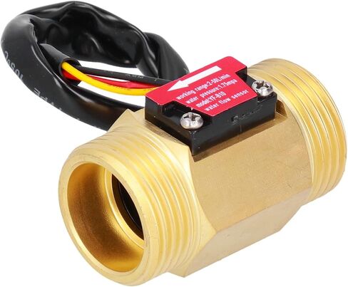 YF-B10 Water Sensor, Hydraulics, Pneumatics & Plumbing Meters Hall Flowmeter 1 inch (1.3 inch) External Wire Copper Water Sensor Turbine Flowmeter in Saudi Arabia