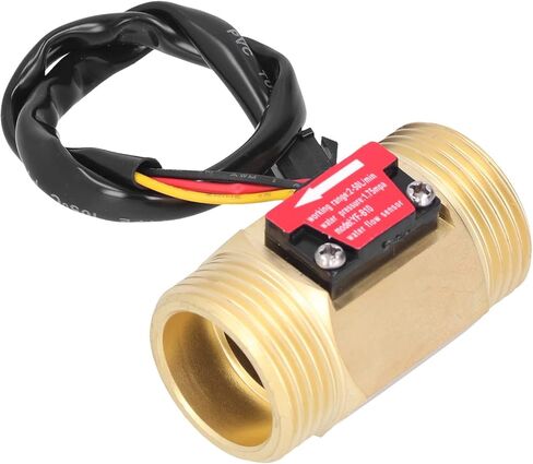 YF-B10 Water Sensor, Hydraulics, Pneumatics & Plumbing Meters Hall Flowmeter 1 inch (1.3 inch) External Wire Copper Water Sensor Turbine Flowmeter in Saudi Arabia