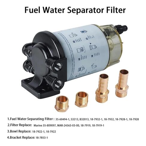 3/8 Inch NPT Fuel Water Separator Turbo Engine Replacement Parts for Marine Outboard Engine Fuel Water Separator in Saudi Arabia