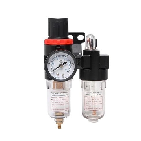 AFC2000 Oil-Water Separator Pressure Regulator Filter Spray Gun air Compressor Pressure Regulator Pressure reducing Valve AFR2000+AL2000 G1/4"(Upgrades AFC2000) in Saudi Arabia