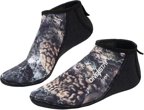 DIVESTAR 7mm/5mm Neoprene Diving Socks for Men Women,Anti-Slip Wetsuit Socks Beach Booties for Water Sports in Saudi Arabia