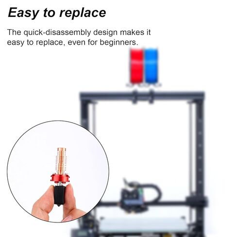 Ceramic Hotend Kit for Flashforge Adventurer 5M/5M Pro, High Temperature Resistance Hotend Kit Nozzle with Wrench for Flashforge 3D Printer Accessories in Saudi Arabia