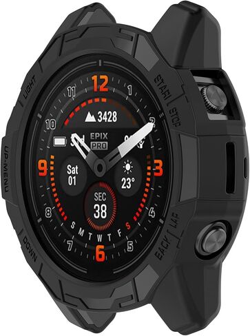 Muovrto Cases for Garmin epix Pro (Gen 2) 47mm,Soft Protector Protective Case Cover for Garmin Fenix 7/Fenix 7 Pro in Saudi Arabia