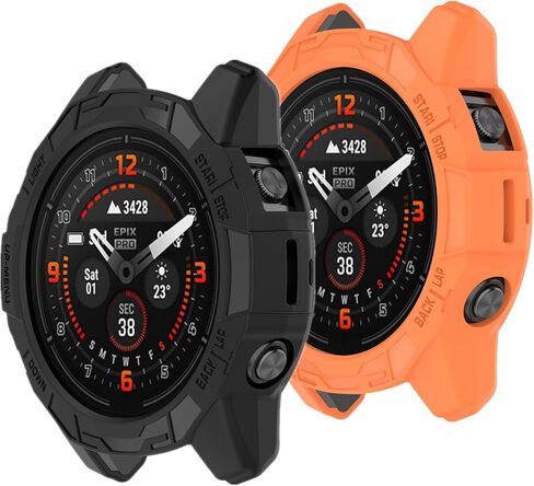 Muovrto Cases for Garmin epix Pro (Gen 2) 47mm,Soft Protector Protective Case Cover for Garmin Fenix 7/Fenix 7 Pro in Saudi Arabia