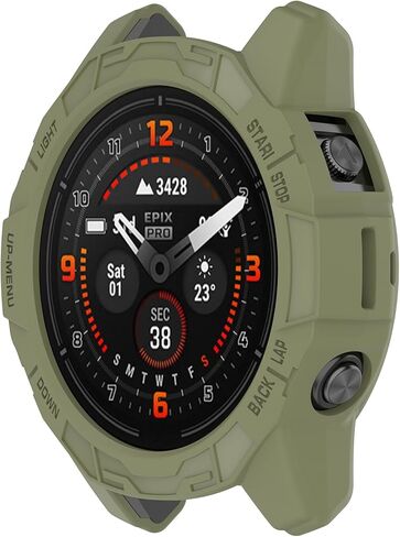 Muovrto Cases for Garmin epix Pro (Gen 2) 47mm,Soft Protector Protective Case Cover for Garmin Fenix 7/Fenix 7 Pro in Saudi Arabia