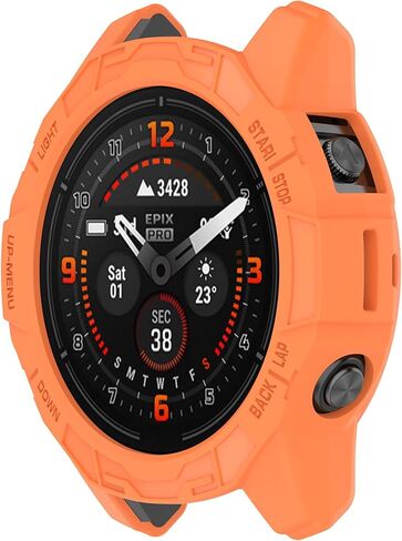 Muovrto Cases for Garmin epix Pro (Gen 2) 47mm,Soft Protector Protective Case Cover for Garmin Fenix 7/Fenix 7 Pro in Saudi Arabia
