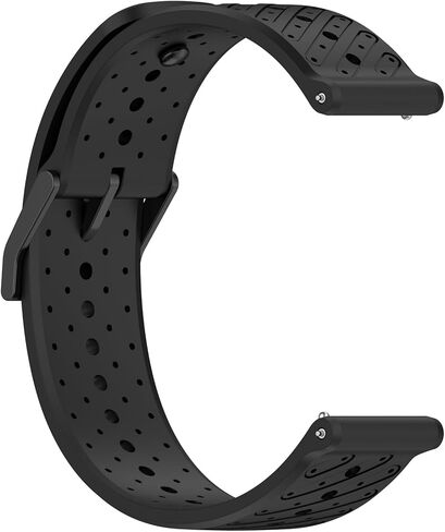MOTONG متوافق مع حزام بديل Suunto Race 2 - حزام معصم من السيليكون البديل 22 مم متوافق مع Suunto Race 2 / Run/Race S (أسود) in Kuwait