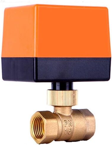 3-سلك 2-way التحكم النحاس 1/2 3/4 بوصة صمام كروي كهربائي موضوع مستقر 1 قطعة (1-1/4 "، 24VDC) in Saudi Arabia
