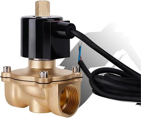 1 Inch Normally Open Solenoid Valve Brass DN25 Electric Control AC/DC 12V 24V 220V 1Pcs(EPDM-SEAL_24VAC) in Saudi Arabia