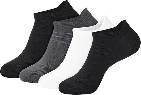 Hanes Men's No-show Socks Pack, 4-pair Pack, Moves 360 Stretch, Lightweight Moisture-wicking Cushioned Men's Socks in Saudi Arabia