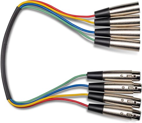 هوسا XLR-401.5 XLR3M إلى XLR3F ثعبان، 1.5 قدم in Kuwait