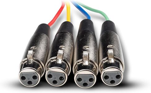 هوسا XLR-401.5 XLR3M إلى XLR3F ثعبان، 1.5 قدم in Kuwait