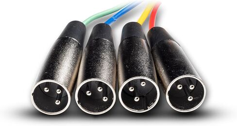 هوسا XLR-401.5 XLR3M إلى XLR3F ثعبان، 1.5 قدم in Kuwait