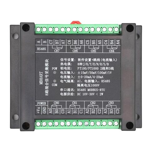 PT100 PT1000 8-Channel Resistance Temperature Acquisition Module RS485 in Saudi Arabia