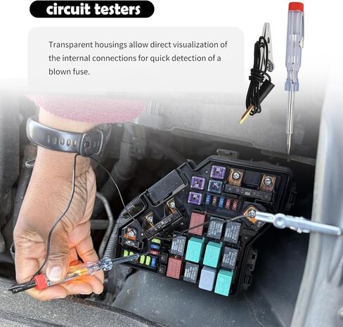 120PCS Car Fuses Assortment Kit with Fuse Tester/Puller,Essential Car Mini Fuse Kit Includes 35A/30A/25A/20A/15A/10A/7.5A/5A/3A/2A,Professional Automotive Fuses Cars Accessories in Saudi Arabia