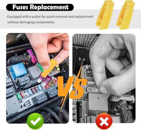 120PCS Car Fuses Assortment Kit with Fuse Tester/Puller,Essential Car Mini Fuse Kit Includes 35A/30A/25A/20A/15A/10A/7.5A/5A/3A/2A,Professional Automotive Fuses Cars Accessories in Saudi Arabia