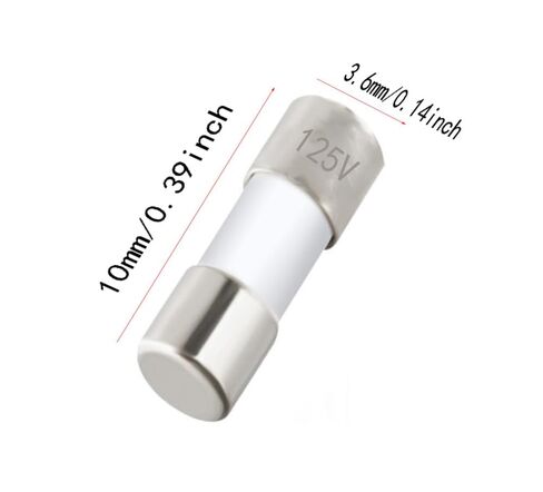F8A Fuse, F8A 125V Fuse, 8 Amp 125V, F8A,8A 125V, 3.6 * 10 mm, Fast Blow Ceramic, Ceramics Cartridge Fuse, 40 Pcs in Saudi Arabia